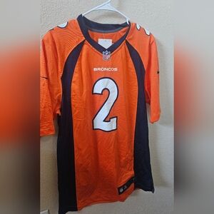 NFL Denver Broncos Orange and Navy Men's Jersey